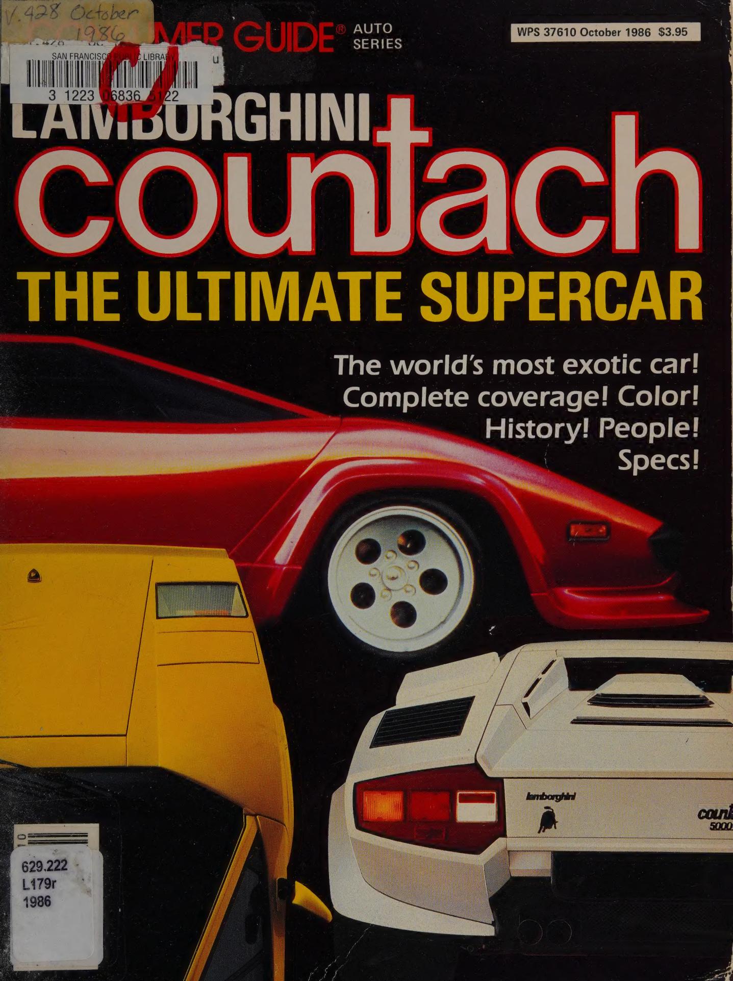 Lamborghini Countach : the ultimate supercar